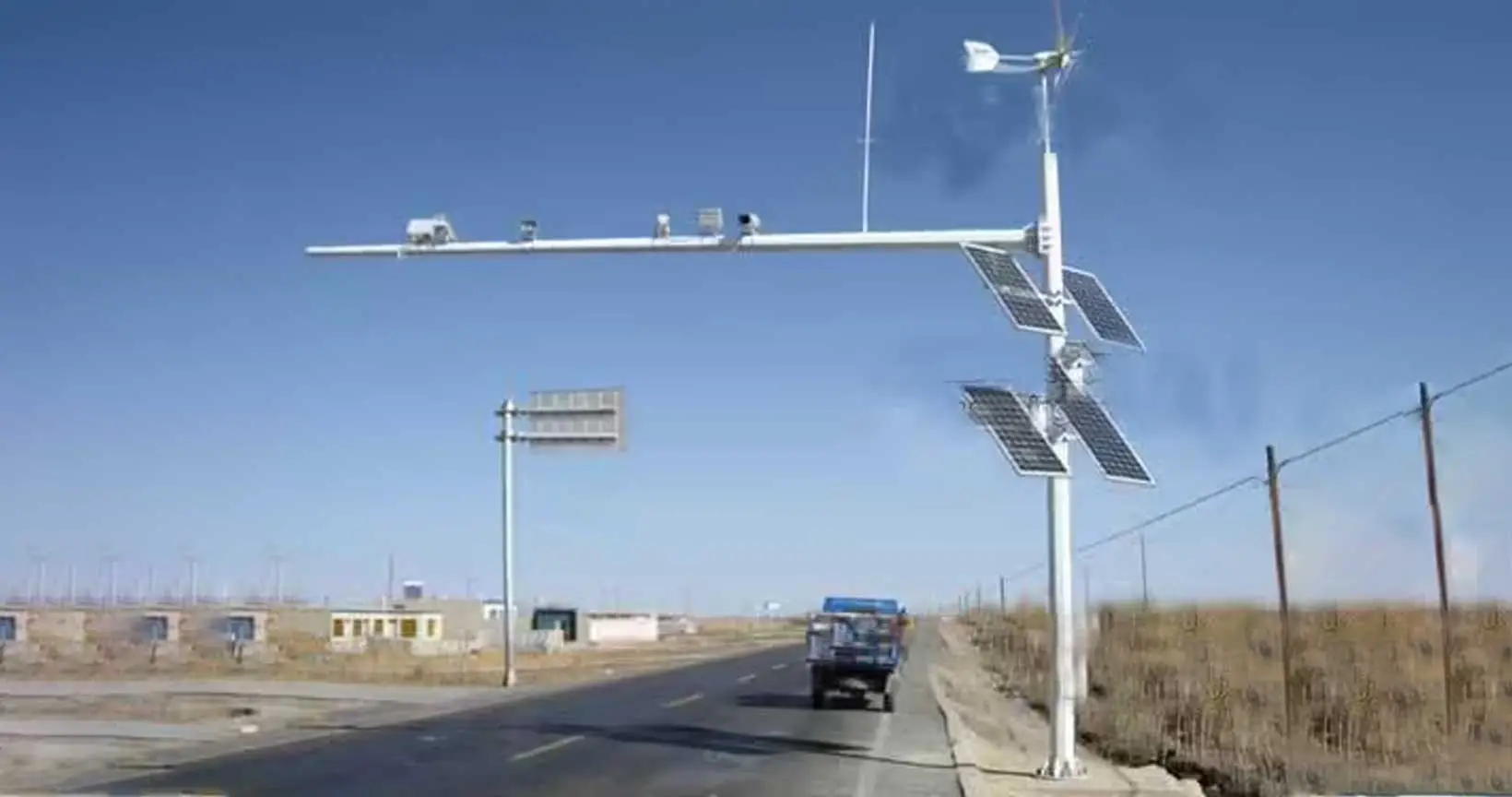 MPPT solar charge controller in Highway Project