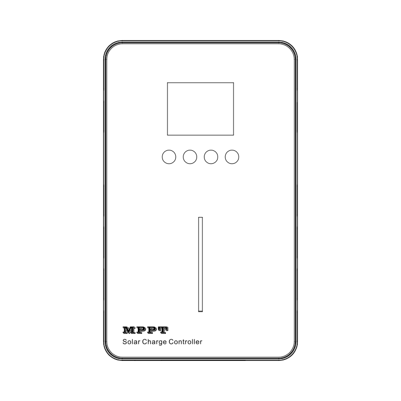 mppt solar charge controller  exp technical drawing 01